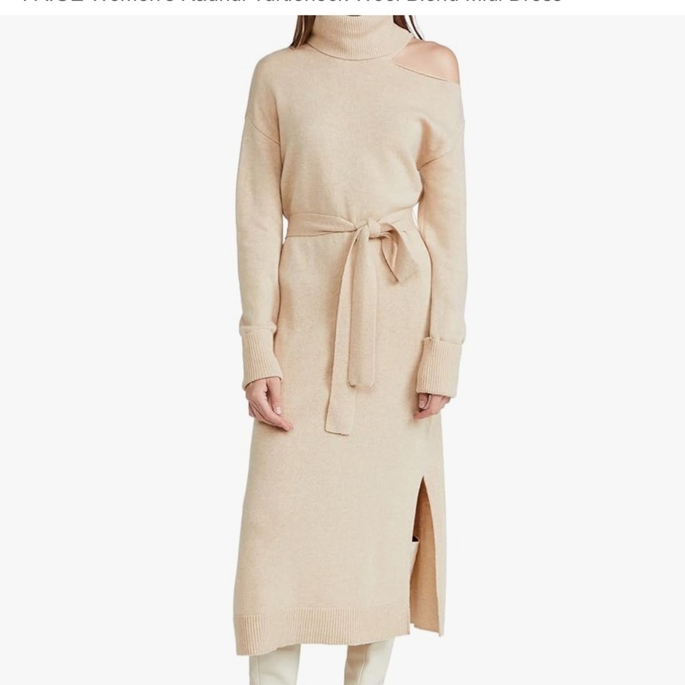 PAIGE Camel Knit Dress NWT